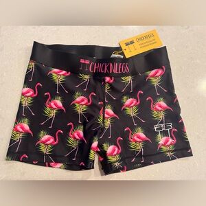 ChicknLegs Flamingo Print Shorts